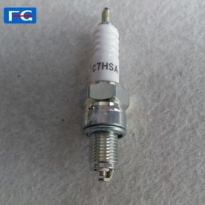 China Nickel Alloy Factory Price 250cc C7HSA Wholesale Spark Plug Engine Spark Plug Fit In Motorcycle Spark Plug for sale