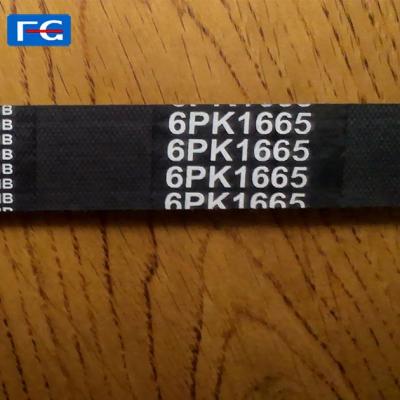 China Auto Part China Manufacturers PK Auto Belt 6PK1665 For France 405 206 Cars for sale