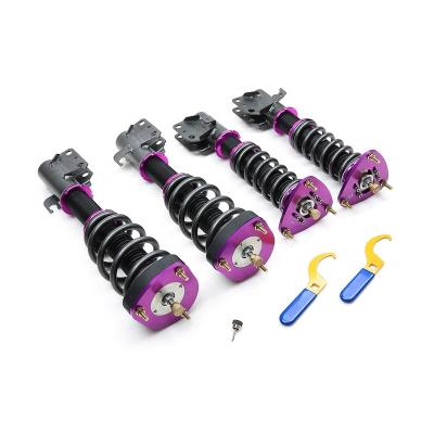 China Free USA Shipping 32 Way To Full Coilovers Adjustable Racing Monotube Shock Absorb For Subaru wrx ranger impreza 2002-2008 universal for sale