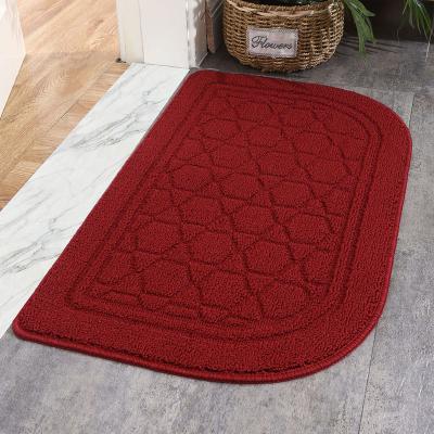 China Hot Selling Washable Carpet POLYPROPYLENE Non-slip Kitchen Floor Ash Mat Indoor Absorbent Door Mat for sale