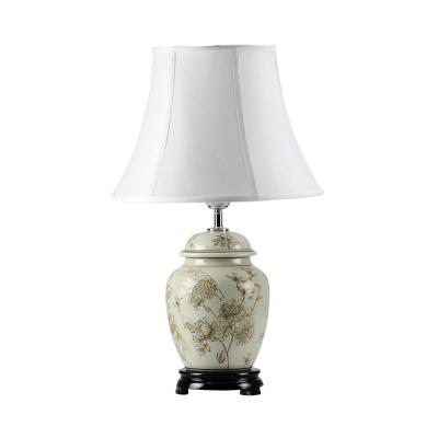 China DS45-RYPU Peony Brand Best Selling Porcelain Ginger Jar Easy Clean Lamps for sale