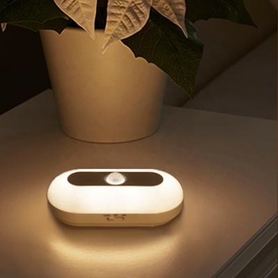 China Modern Portable Wireless Adjustable Brightness Led Lamp 3d Motion Sensor Light Induction Smart Kids Night Light for sale