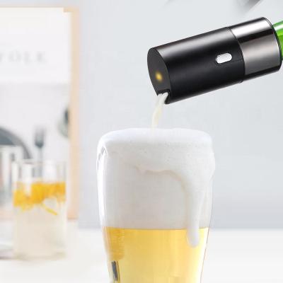 China Viable Ultrasonic Foam Maker Beer Foamer Smart Barware Bottle Beer Foamer Portable Wine Pourer For Outdoor Beer Party Wine Aerator Pou for sale