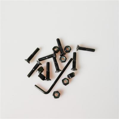 China Wholesale Adult Skateboard Hardware Screws Longboard Bolts And Nuts With Custom Package for sale