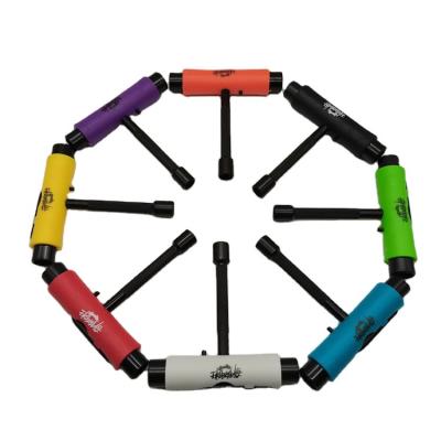 China Different Color Adult Skateboard T Tool With OEM Service Skate Wrench for sale