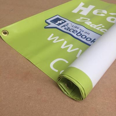 China Vinyl Flags And HANGING Banners Material And Printed Type Outdoor Backdrop PVC Banner Printing for sale