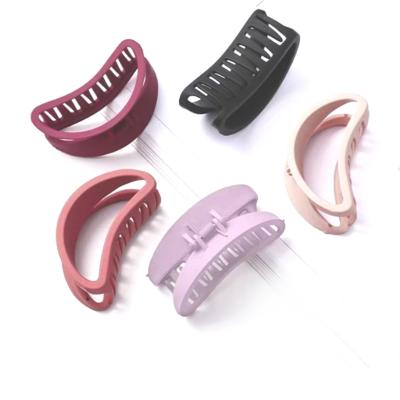 China Large Size Crab Claw Hair Clip Fashion Durable Acrylic Plastic Hair Claw Clip For Women Hair Accessories for sale