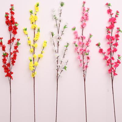 China 5 Colors 125cm Peach Silk Artificial Flower For Centerpiece And Flower Arrangements F18139 for sale