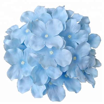 China Wholesale Silk+Plastic Real Touch Artificial Hydrangea Flower For Wedding Flowers for sale