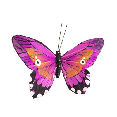 China Whimsical Artificial Feather Butterfly for Spring Weddings for sale