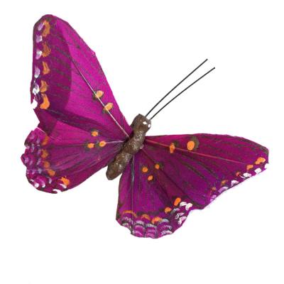 China Delicate feather butterfly for wedding centerpieces for sale