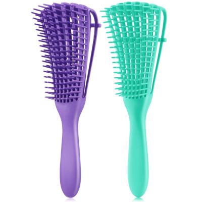 China Hot Selling Waterproof Private Logo Plastic Handle Styling Hair Brush Duct Hair Brush Detangler Brushes For Women Making for sale