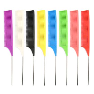 China Professional Salon Hair Dye Comb One Way Weave Highlighting Foil Sectioning Highlight Cut Comb Salon Hairdressing Tool for sale