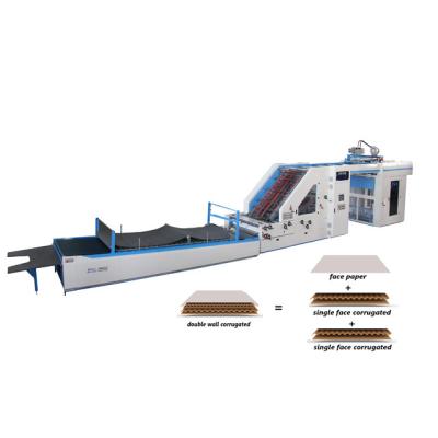 중국 Sfc Servo Three In One Automatic Flute Laminator Machine 5 Ply 판매용