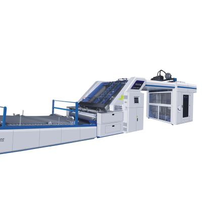 China GFS1500 Automatische golfvormige plaat plakmachine golfvormige kartonnen doos maken fluit laminator machine Te koop