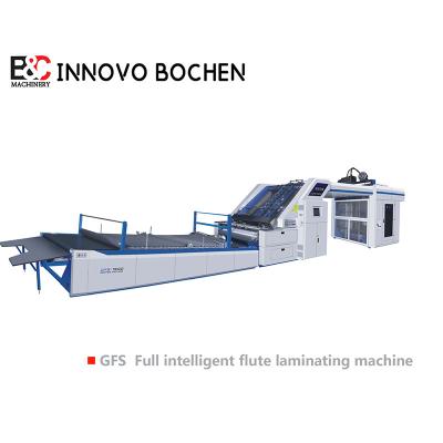 China Automatic GFS Series High Speed Paper Corrugated Flute Lamination Overlap Laminator Machine zu verkaufen