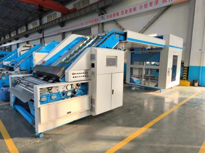 China GFS 24000 stuks/uur Lito-laminator overlappend voedings karton gegolfde papier laminatie machine Te koop