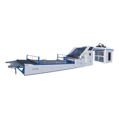 Chine GFS-1500/GFS-1700/GFS-1900 Machine de stratification de carton à grande vitesse avec alimentation en plomb et aligneur de feuille supérieure à vendre