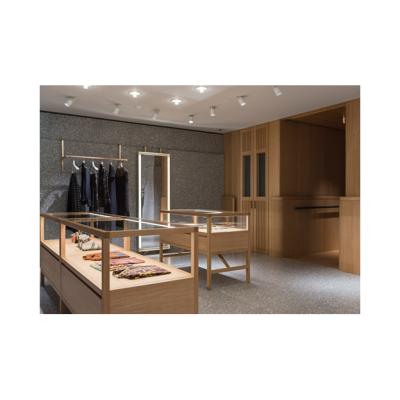 China Modern Watch Store Interior Design Boutique Store Fixtures Design Wooden Display Counter For Fashion Accessories Display for sale