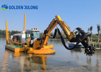 China Multifunctionele amfibische baggermachine geschikt voor ondiep water JLAMD220 Te koop