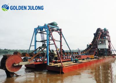 China JLBCD60 68 stuks Bucket Chain Dredger 60 m3/uur voor Sand Gold Mining Project Te koop