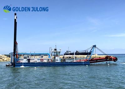 China Barco de excavación de arena de río y mar / 12 M Julong Dredger 1200 M3/H en venta