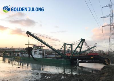 중국 Julong Dredger JLCSD500 CCSB 해양 표준 강철의 선체와 함께 커터 흡수 Dredger 판매용