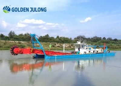 China Sand Dredging Machine Bucket Wheel Dredger with Famous Brand Engine 2500m3/h for sale