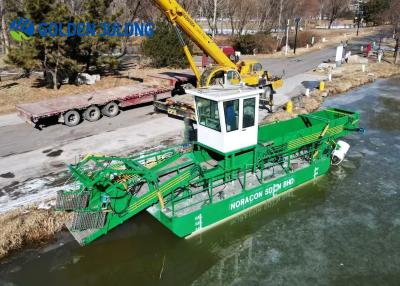 China JULONG limpeza de lixo de rio personalizado Skimmer barco preço para coleta de lixo à venda