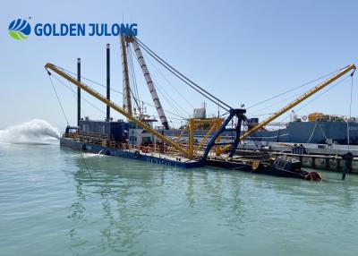 China JULONG 20 Inch 3500m3/Hr Cutter Suction Dredger River Lake Dredging Machine Te koop