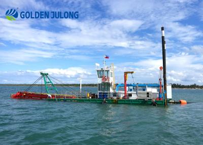 China JULONG Brand 12 Inch Cutter Suction Dredger 1200 M3/H para o projeto de dragagem fluvial à venda