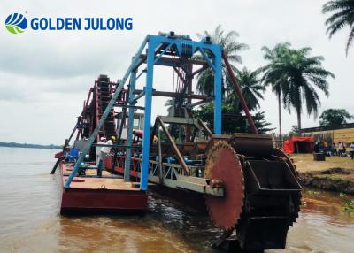 China Julong Professional Customized Bucket Chain Sand Dredger voor goudwinning Te koop