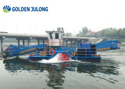 China Hoge efficiëntie Aqua Weed Harvester Voor rivier meer Zee water oppervlakte reiniging meer Weed Removal Machine Te koop