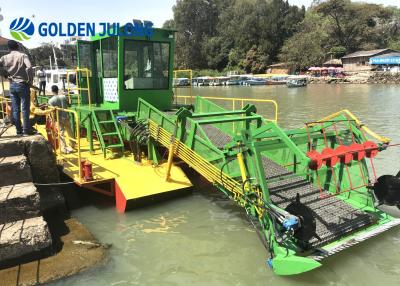 China Rivierreinigingsmachine Waterweeder Waterharvester Gemakkelijk te ontmantelen en te vervoeren Te koop