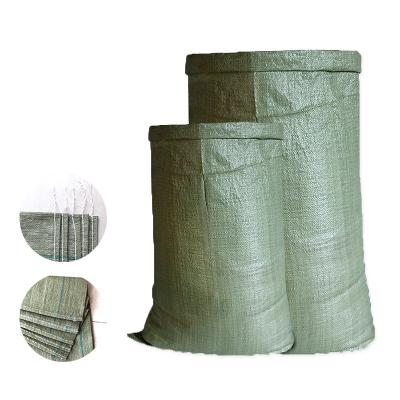 China Green Garbage Bag Moisture Proof PP Woven Hot Sale In Russia Ukraine Kazakhstan Etc. for sale