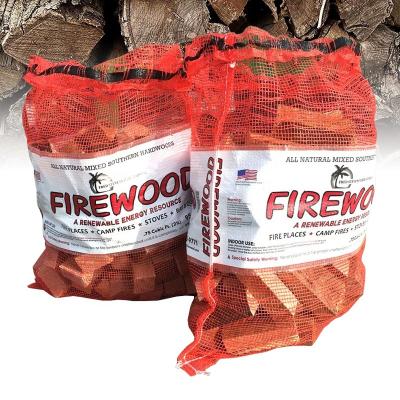 China Small Mesh Drawstring Net Bag Large Firewood Potato Strong Packing Bag For Wood for sale