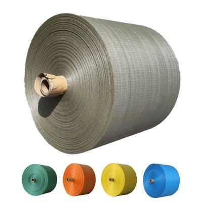 China Wholesale China Recyclable Cheap Price Polypropylene Woven Sack Bag Rolls Tubular PP Fabric For PP Woven Bags for sale