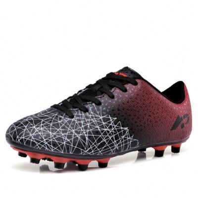 China Fashion\Comfortable\Durable\Breathable\Lighted Polka Dot Sports Sneakers SFT Soccer Football Soccer Shoes Unique Upper Rubber Shoes For Unisex All Age Outdoor for sale