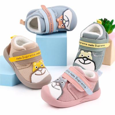 China Printed Newborn Babies Boys Shoes Unique Hard First Walker Shoes Infant Toddler Shoes for sale