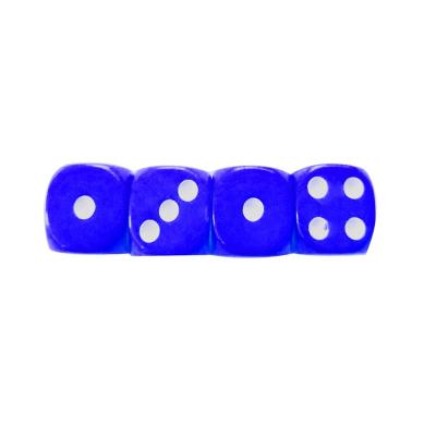 China Game playing dice 12 mm dice /red and green and yellow and blue and black and pink and purple and pink and light green dice for sale