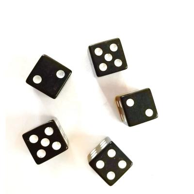 China Game Playing Dice 10mm D 6 White Square Dice With Black Dot Custom Acrylic Multi-sided Casino Gambling Dice /sexy Dice Manufacturers Sale for sale