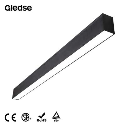 China Modern Custom Size 8ft 4ft 6ft Indoor Ceiling Mounted Linear LED Suspended Light for sale