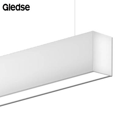 China Modern Aluminum Desk Suspended Linear Lighting System Linkable Led Linear Light for sale