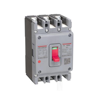 China DELIXI CDM3 Fixed Type 3 Phase Thermal Magnetic Circuit Breaker MCCB Molded Case CDM3 for sale