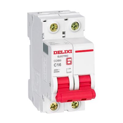 China 600volt MCB air circuit breaker 3 pole 125 amps short circuit brake switch household power breaker switch CDB6i for sale