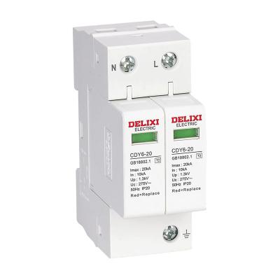 China High quality CDY6 series surge protector from Delixi electrical lightning protection prices for sale