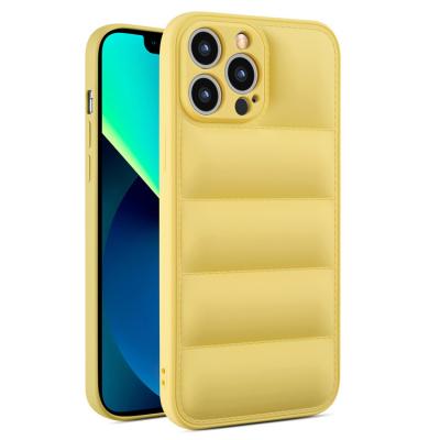 China Shockproof Premium Soft TPU Cell Phone Filter Frames With Lens Camera Protection For iPhone 13 Puffy Puffy Phone Case for sale