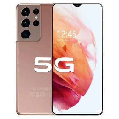 China Dual SIM Card 5.5 Inch S22+ Unlocked 513mRam + 4G Rom Dual SIM 24+48MP 8 Core Cheap Android 10.0 Fullscreen Face ID Mobile Smart Phones for sale