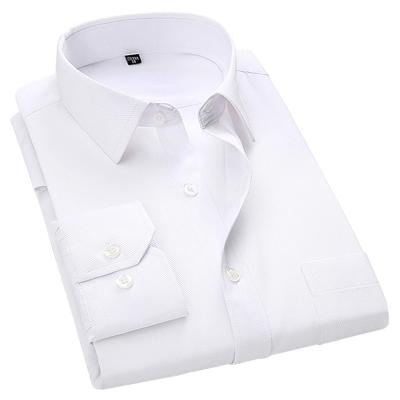 China Slim Fit French Cuff Dress Shirts Anti-Pilling Mens Cufflinks Stripes Shirt French Casual Male Long Sleeve Brand for sale