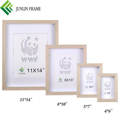 China Factory direct sale wooden veneer 3D box frame shade wooden frame for sale